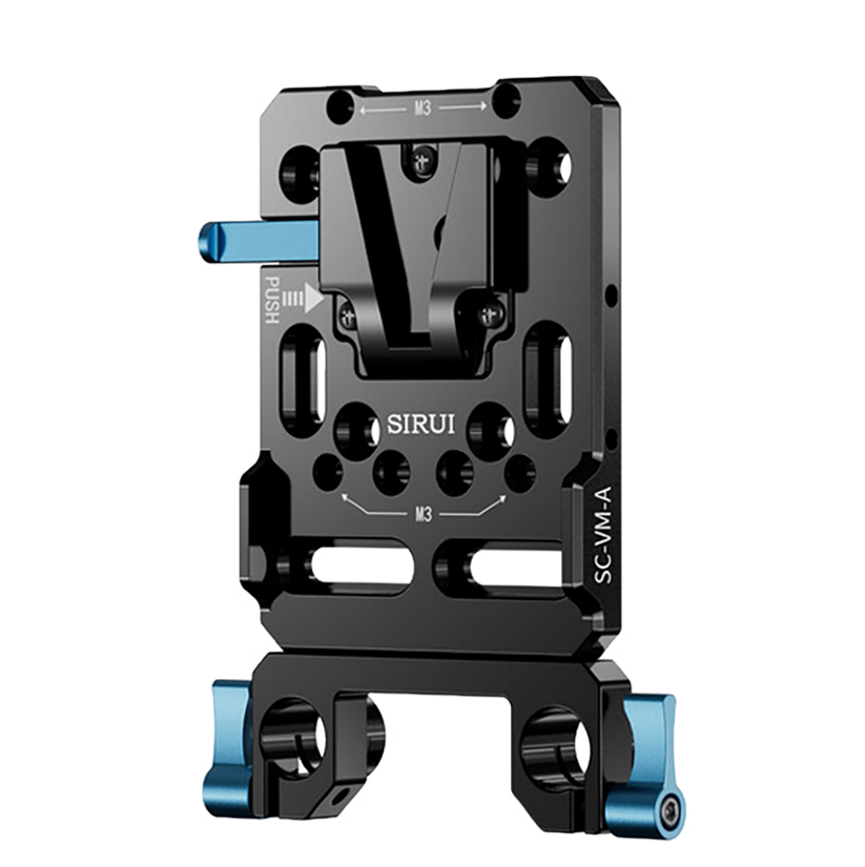 Батарейная площадка Sirui V-mount Battery Plate Dual 15mm Rod Clamp preOrder=15.07.2025