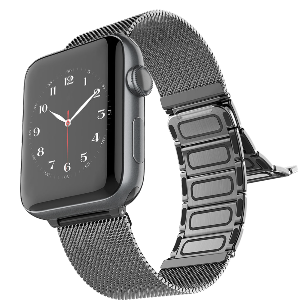 Браслет Raptic Classic Plus для Apple Watch 42/44мм Серебро 