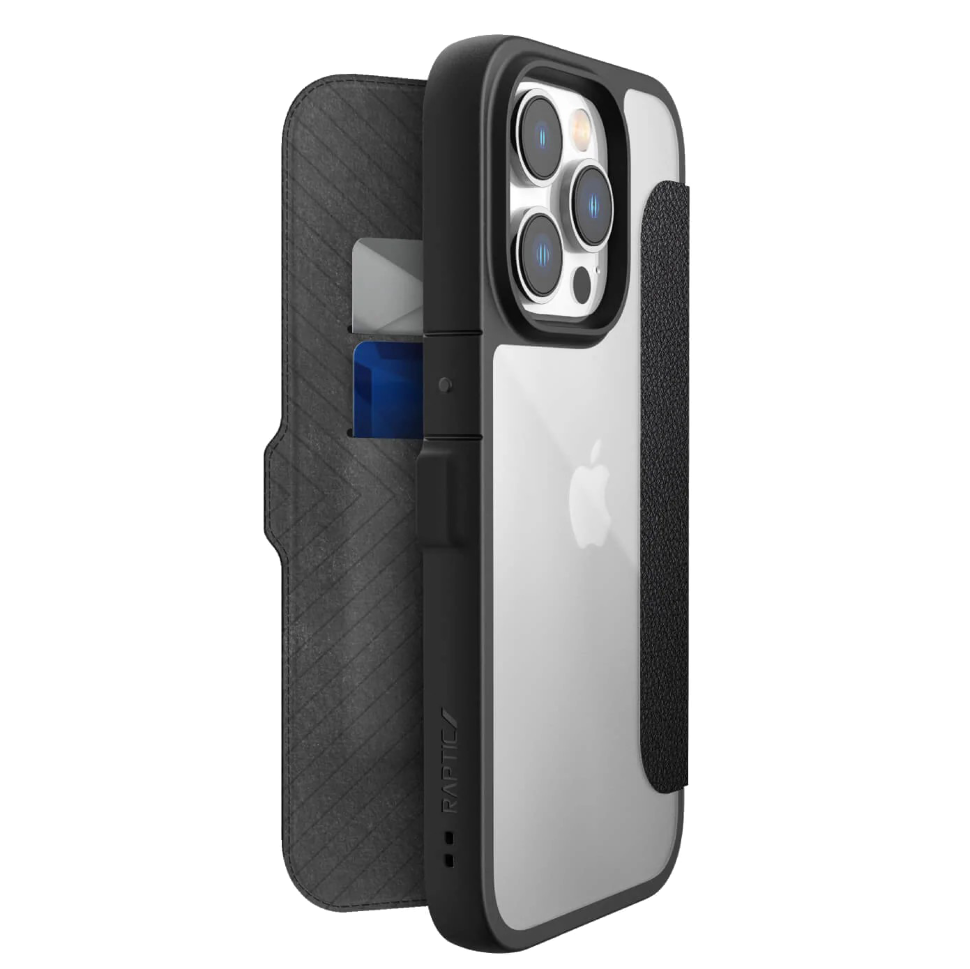 Чехол Raptic Urban Folio для iPhone 14 Pro Чёрный 