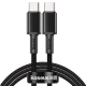 Кабель Baseus High Density Braided Type-C 100W 2м Чёрный - Изображение 147701