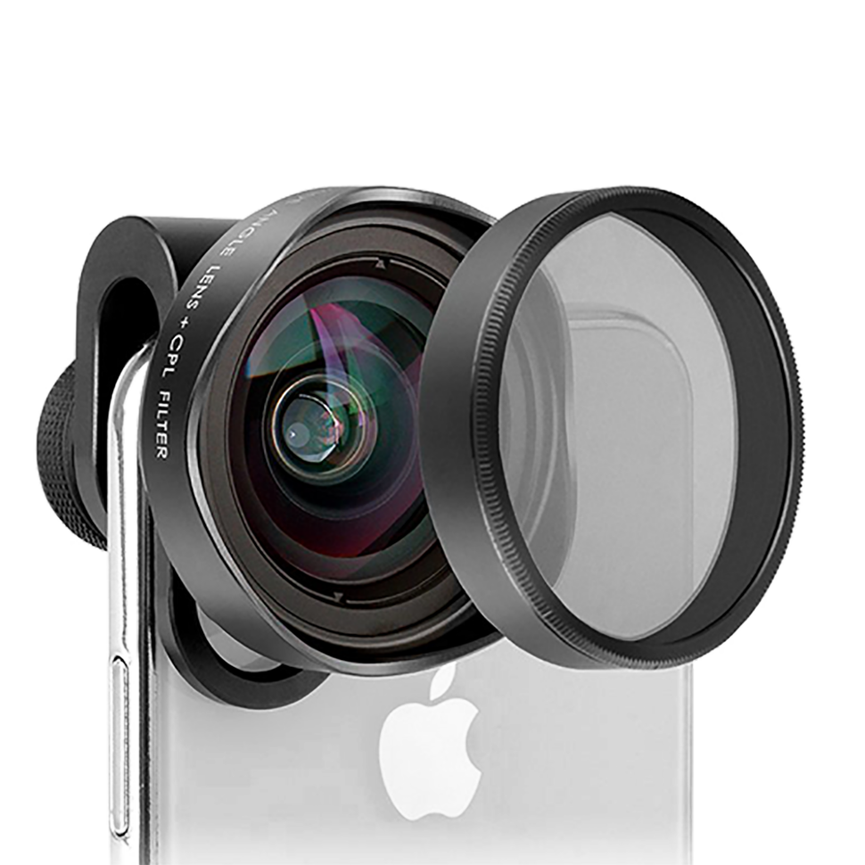 Объектив широкоугольный Ulanzi 16мм  CPL фильтр для смартфона (Уцененный кат.Б) 