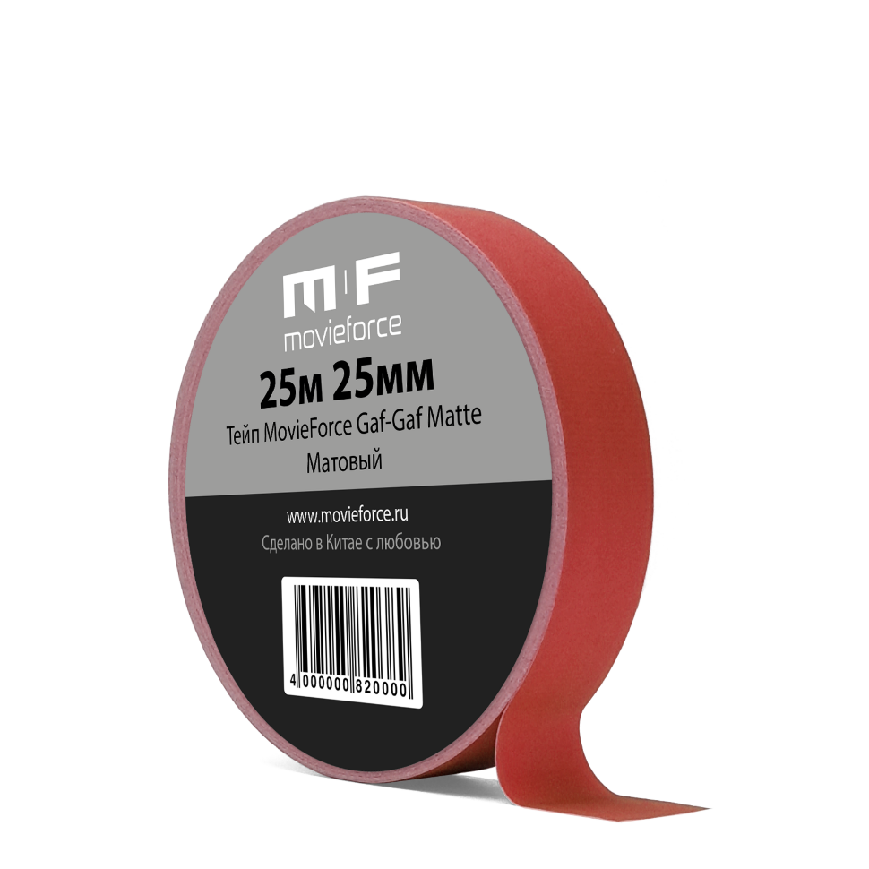 

Тейп MovieForce Gaf-Gaf Matte 25м 25мм Красный MF-69M24