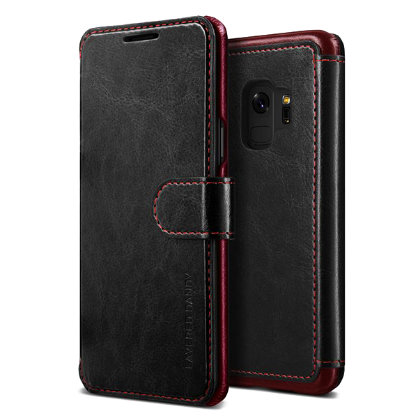 Чехол-кошелёк VRS Design Layered Dandy для Galaxy S9 Чёрный 