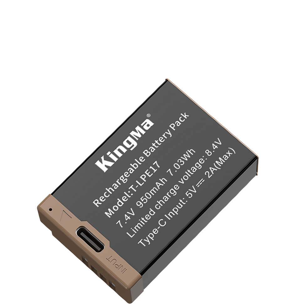 Аккумулятор KingMa LP-E17 Type-C 950мАч 