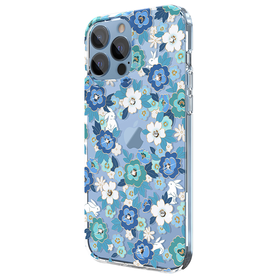 Чехол PQY Brilliant для iPhone 13 Pro Max Синий 