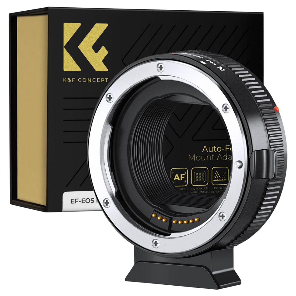 Адаптер K&amp;F Concept для объектива EF на байонет Canon R 