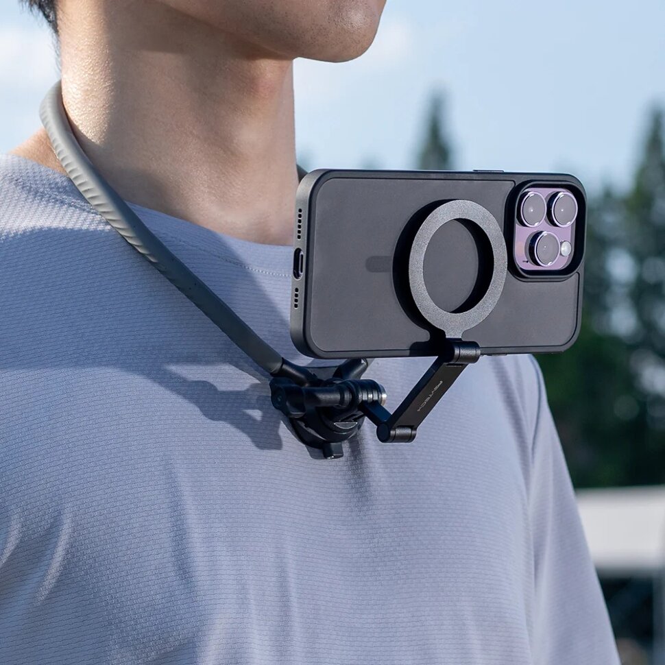 Крепление на шею PGYTECH CapLock™ Magnetic Smartphone Neck Mount Max для смартфона и экшн-камеры