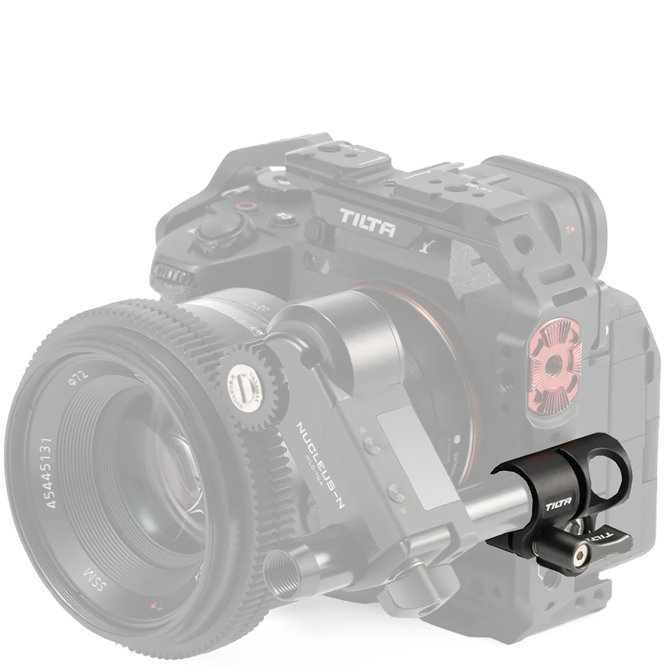 Крепление Tilta для направляющей 15мм - 1/4&quot; (Dual) Чёрное 