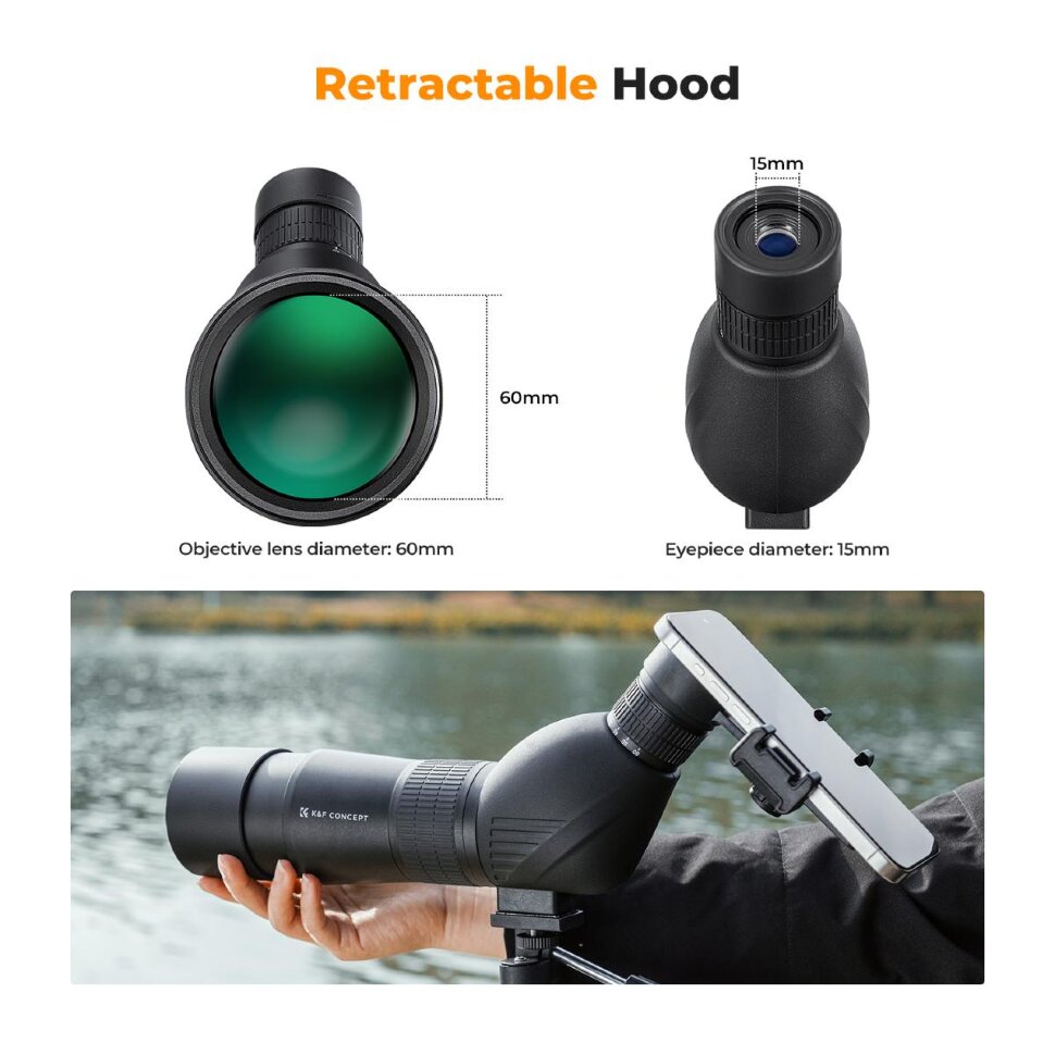 Монокуляр KF Concept Spotting Scope 20-60x60 KF33033V1