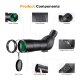 Монокуляр K&F Concept Spotting Scope 20-60x60 - Изображение 250449