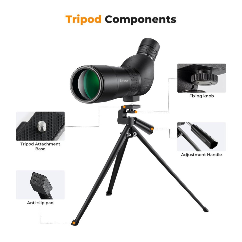 

Монокуляр K&F Concept Spotting Scope 20-60x60 KF33.033V1