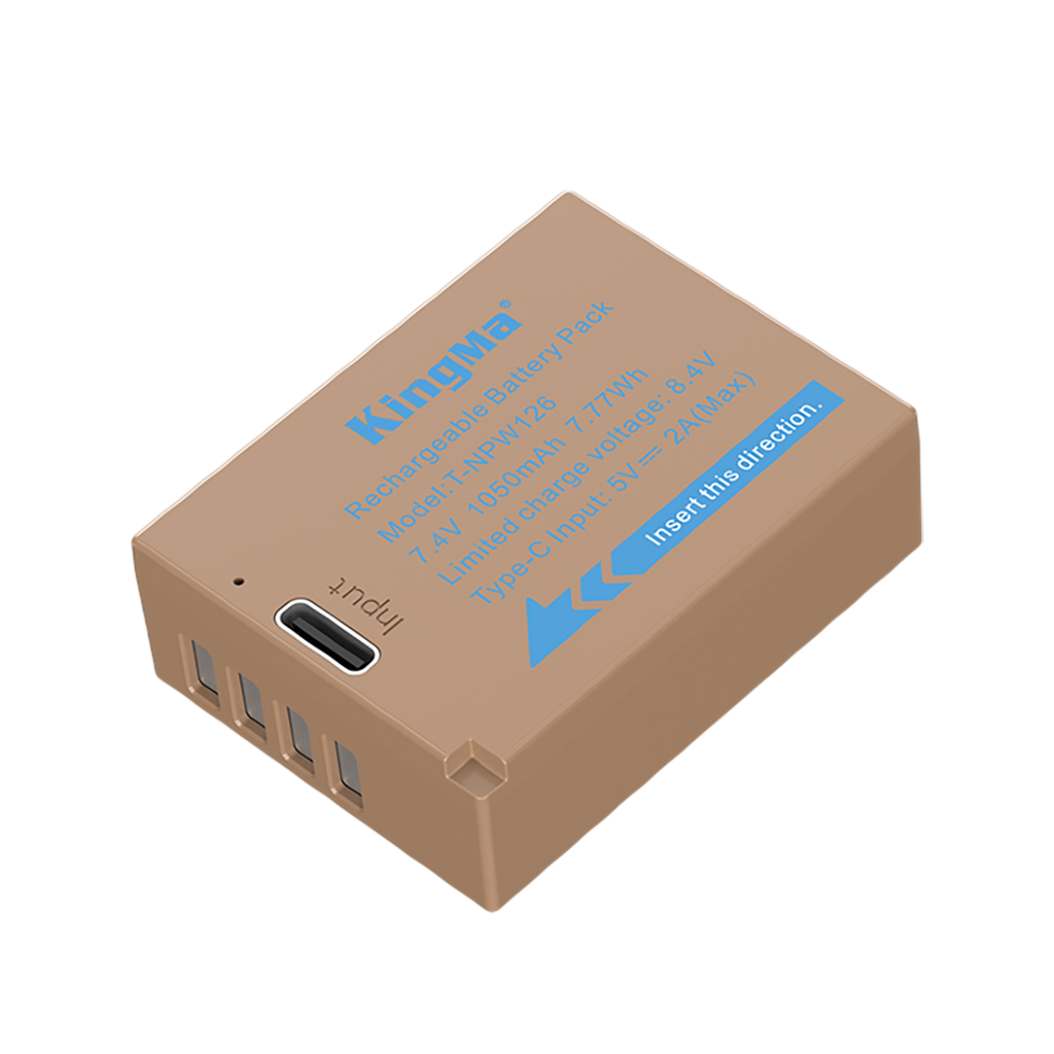 Аккумулятор KingMa NP-W126 Type-C 1050мАч 
