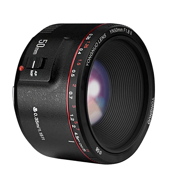 Объектив YongNuo YN50mm F1.8 II EF Чёрный 
