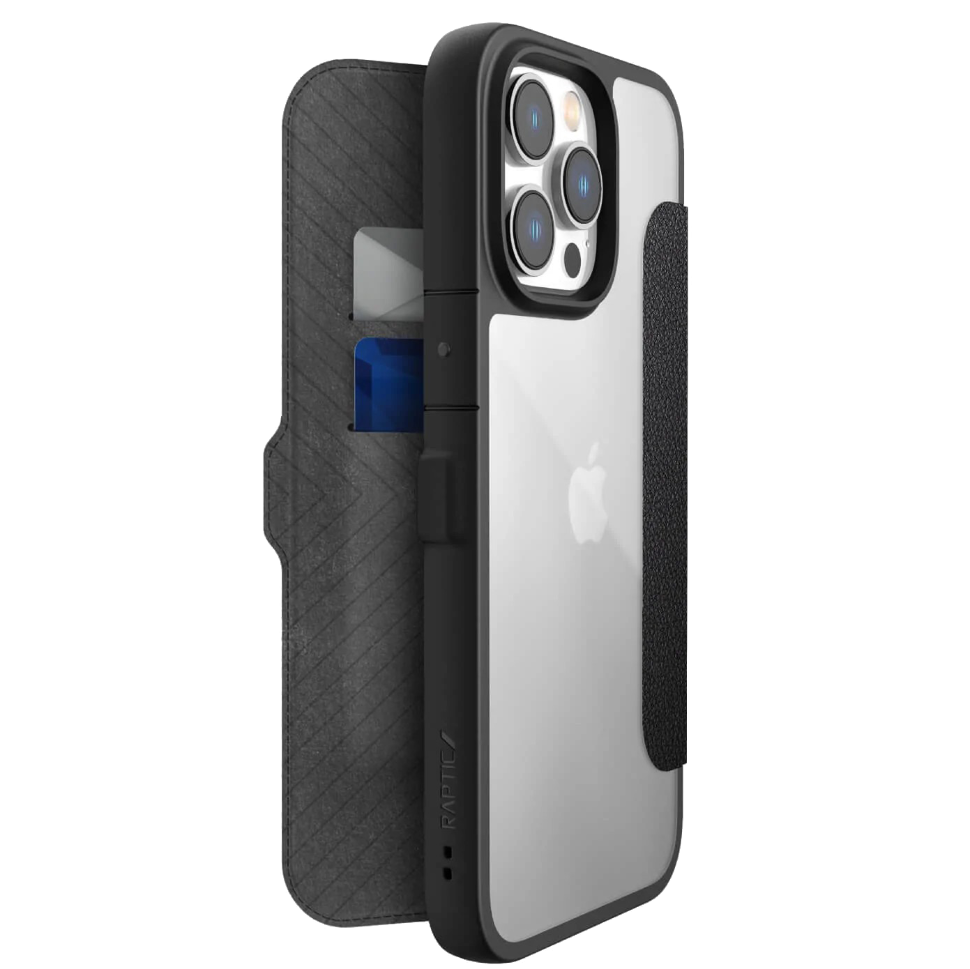 Чехол Raptic Urban Folio для iPhone 14 Pro Max Чёрный 