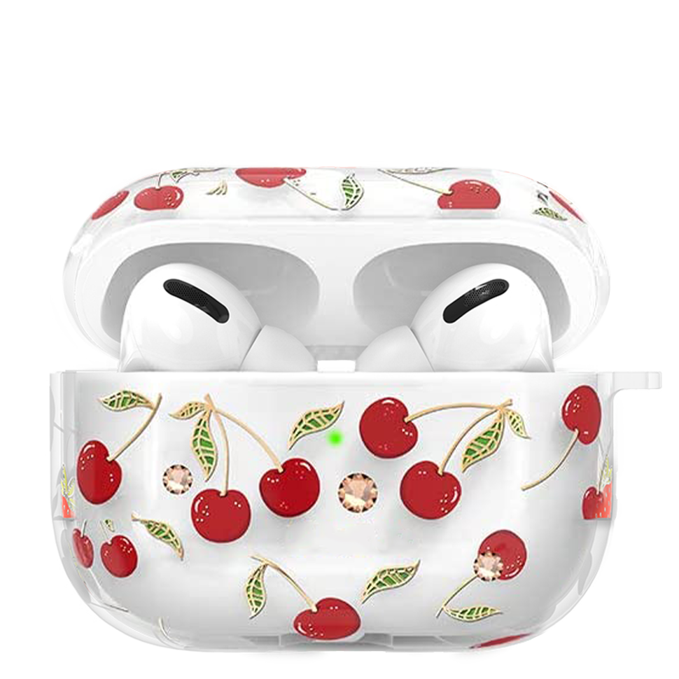 Чехол PQY Fruit для Airpods Pro Вишня 