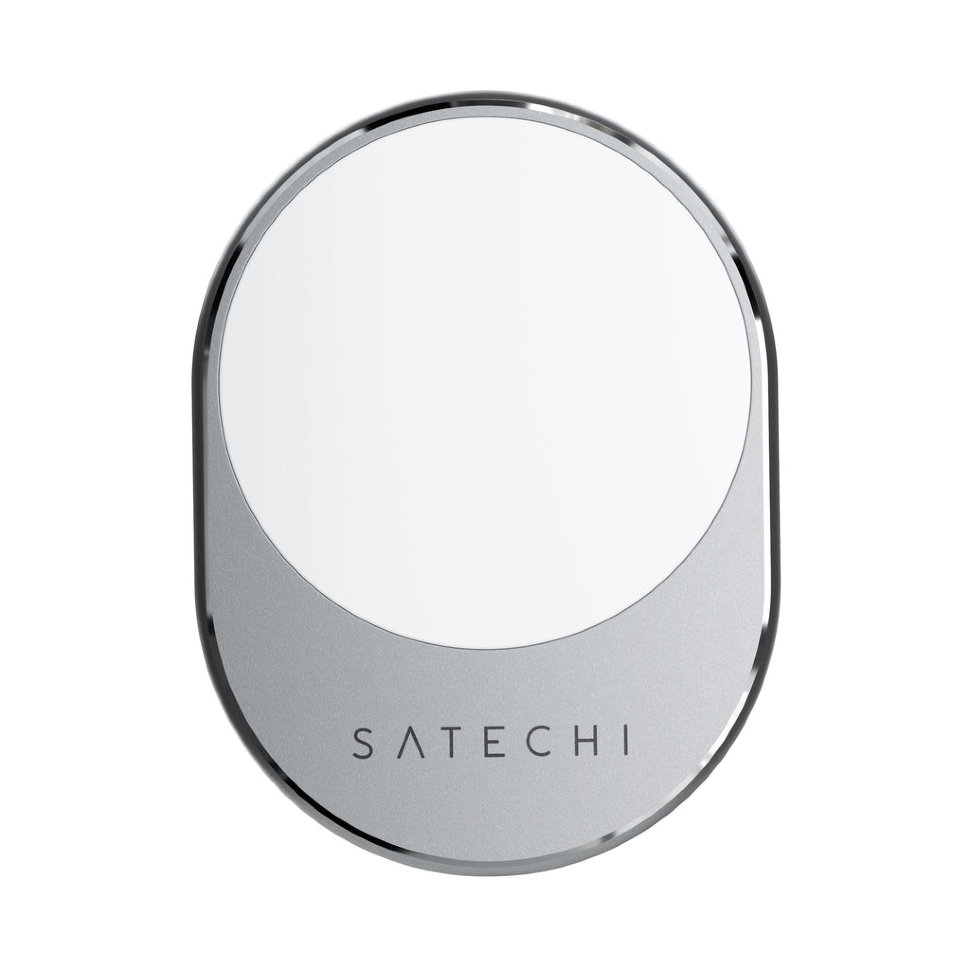 

Автодержатель с беспроводной зарядкой Satechi Magnetic Wireless Car Charger Серый ST-MCMWCM