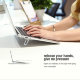 Ножки для ноутбука Nillkin Bolster Plus Portable Stand Серые - Изображение 185490
