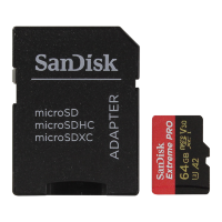 Артикул: 19115. Карта памяти SanDisk Extreme Pro microSDXC 64Gb UHS-I U3 + SD Adapter