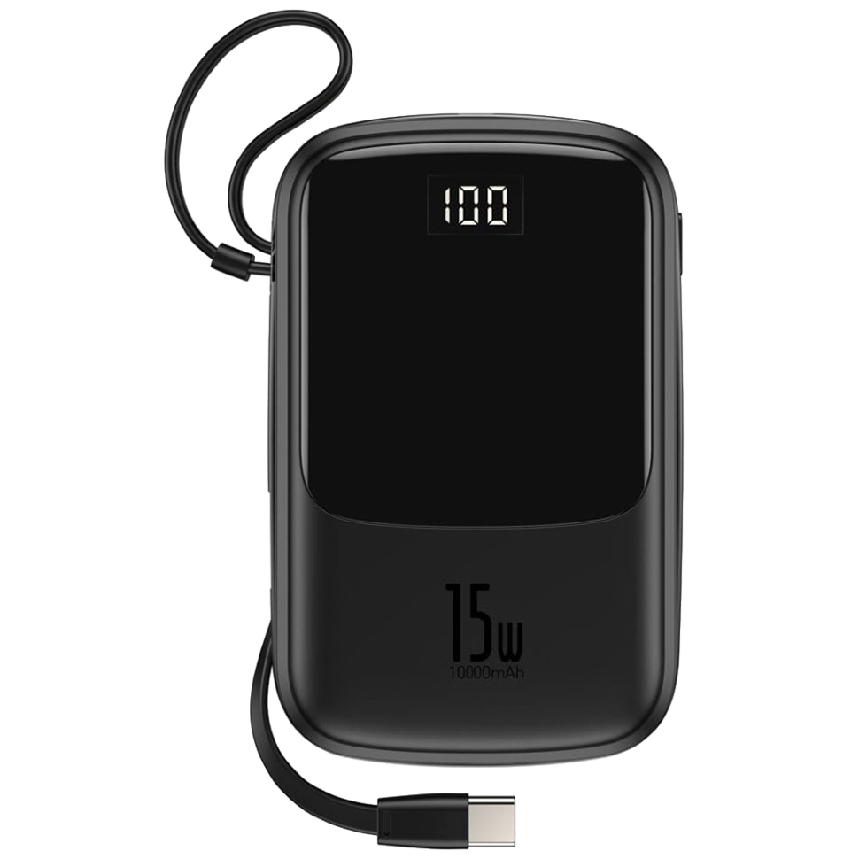 Внешний аккумулятор Baseus Qpow Type-C 10000мАч Чёрный 