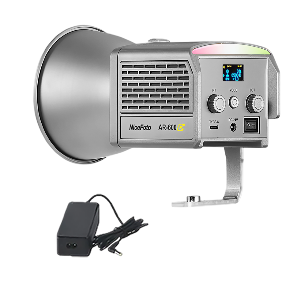 Осветитель NiceFoto AR-600C + DC adapter 