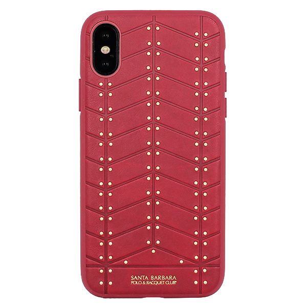 Чехол Santa Barbara Polo &amp; Racquet Club Armor для iPhone X Красный 