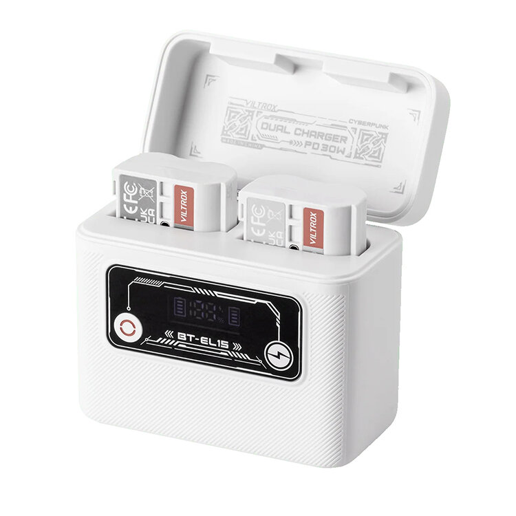 

Зарядный кейс Viltrox BT-EL15 5500mAh для EN-EL15