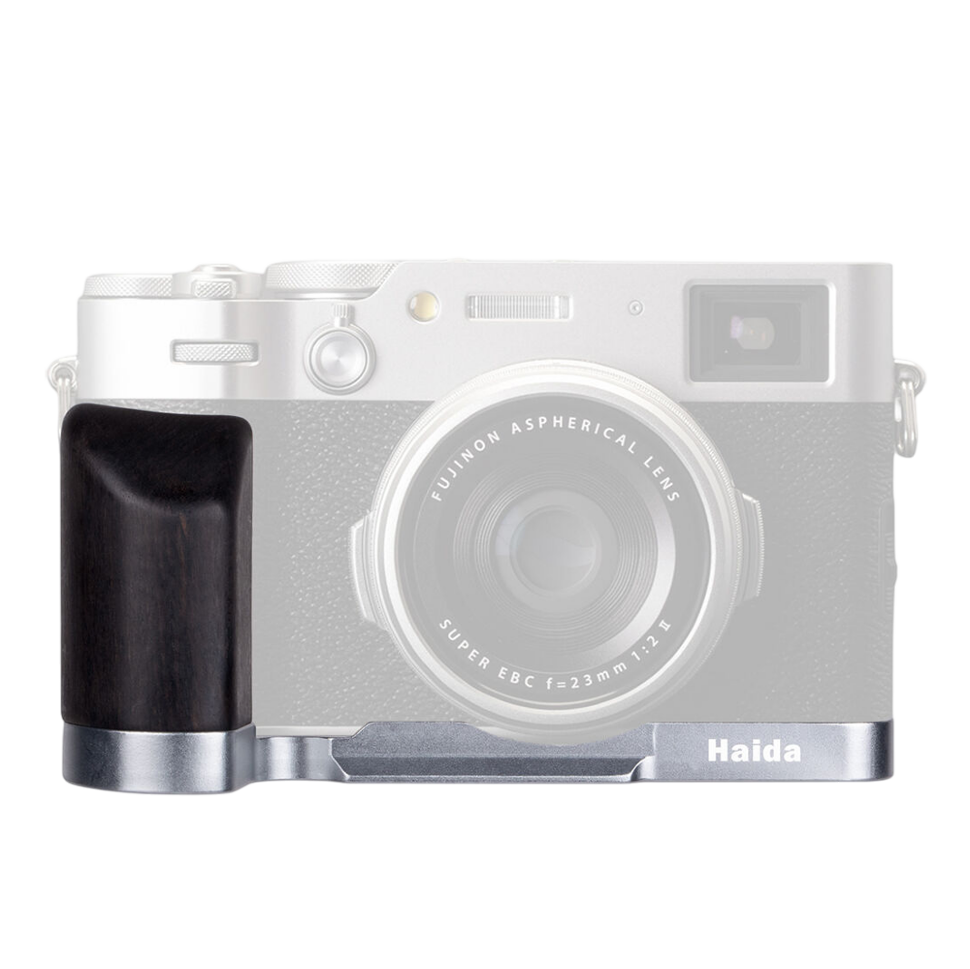 Площадка с рукояткой Haida L-Shaped Hand Grip для Fujifilm X100V/X100VI Серебро 