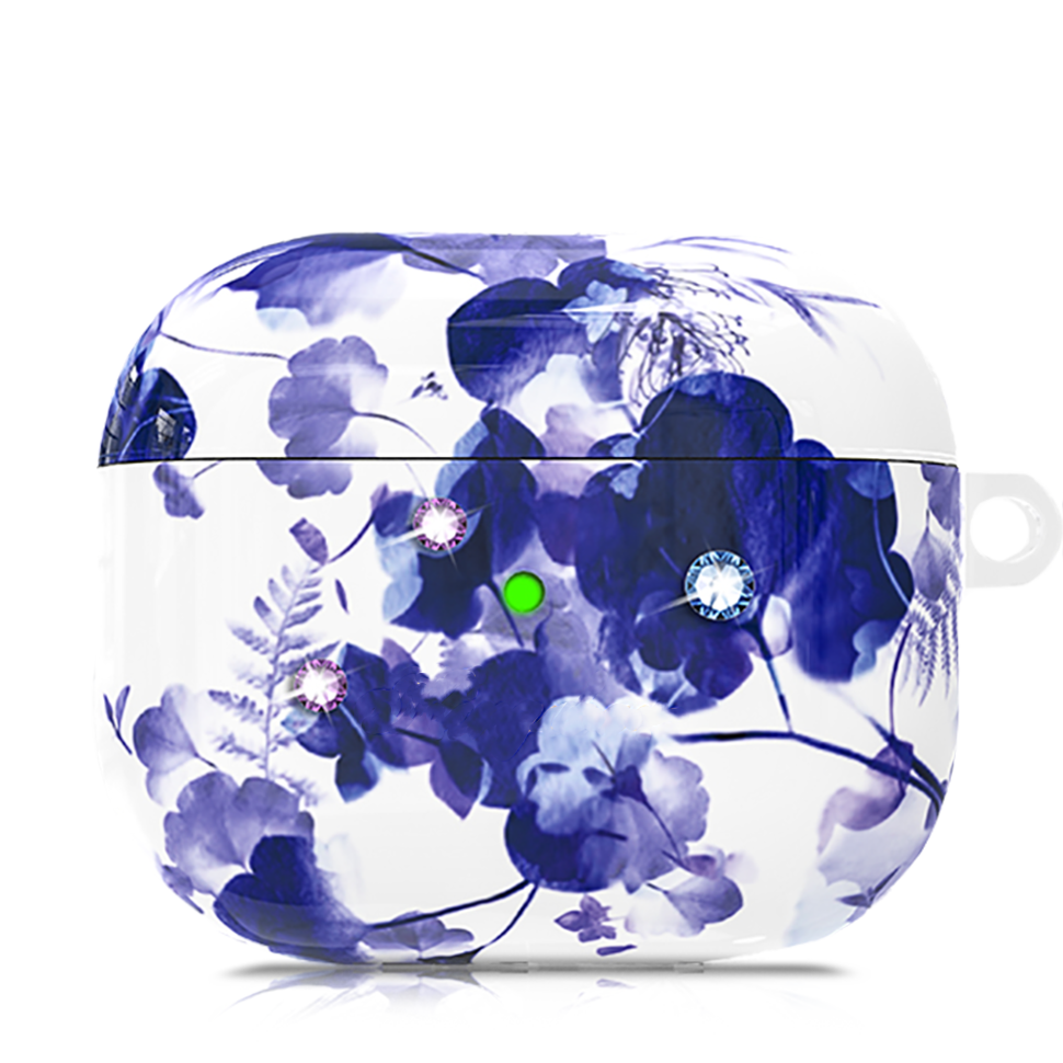 Чехол PQY Blooming для Apple AirPods 3 Орхидея 