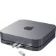 Док станция Satechi Mac Mini Stand & Hub для Mac Mini Серая - Изображение 201831