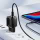 Сетевой адаптер USAMS US-CC124 T36 20W Чёрный - Изображение 206953