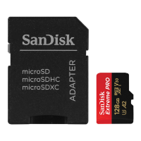 Артикул: 19116. Карта памяти SanDisk Extreme Pro microSDXC 128Gb UHS-I U3 + SD Adapter