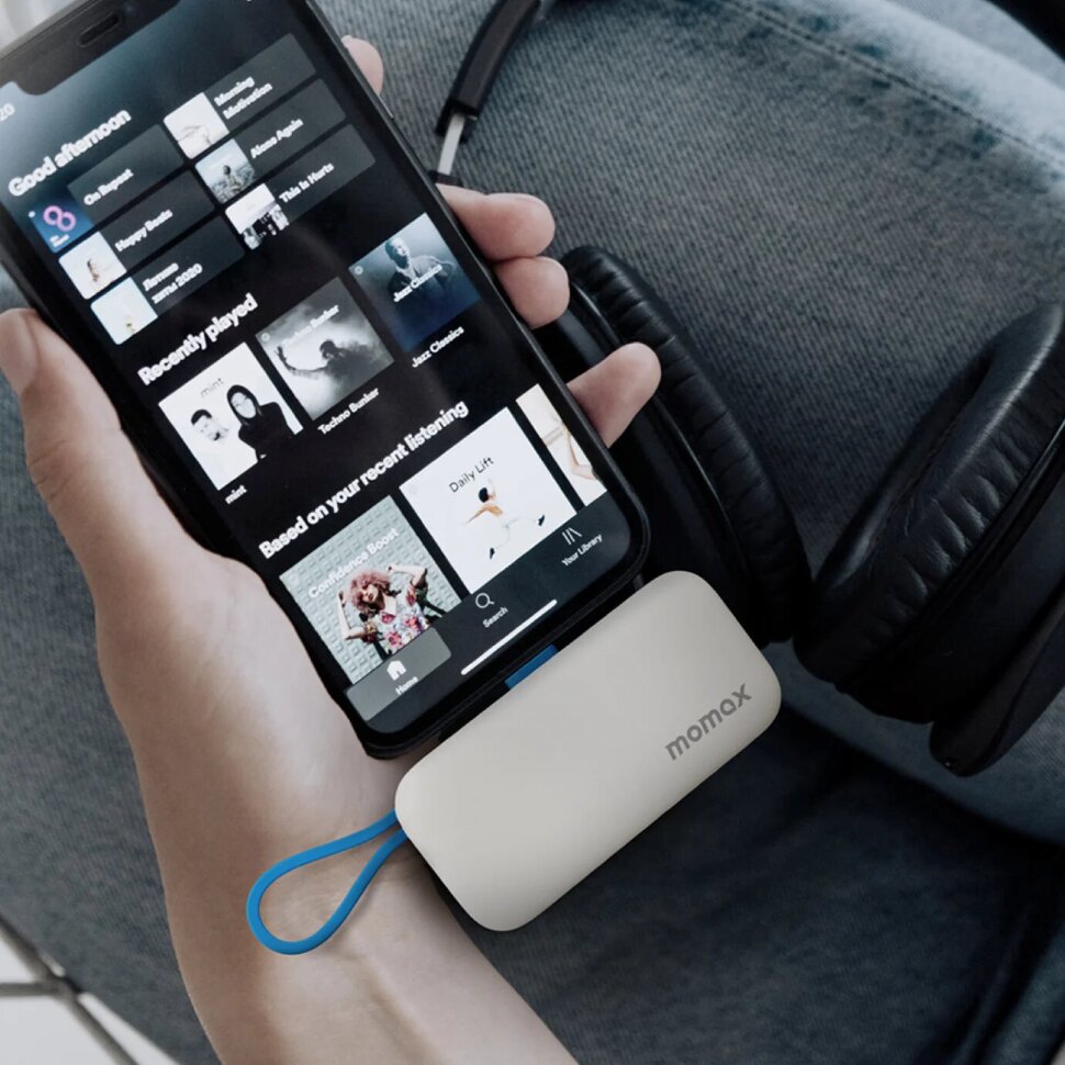 Внешний аккумулятор Momax 1-Power Mini 5000mAh Type-C Синий IP130B