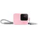 Силиконовый чехол с ремешком GoPro Sleeve + Lanyard Neon для HERO5/6/7 Розовый - Изображение 239902