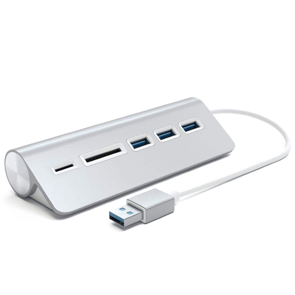 Хаб Satechi Aluminum USB 3.0 &amp; CARD READER 