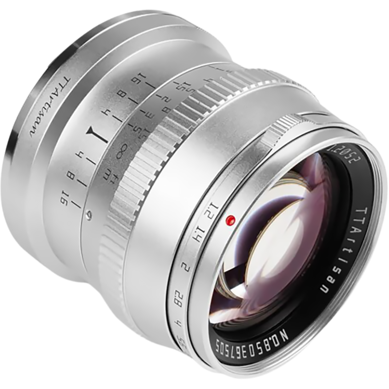 

Объектив TTArtisan 50mm F1.2 E-mount Серебро