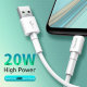 Кабель Baseus Mini (MicroUSB - USB) 4A 0.5м Белый - Изображение 133579