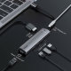 Хаб Baseus mechanical eye Six-in-one (HDMI, USB3.0, Ethernet port) Серый - Изображение 117043