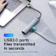 Хаб Baseus mechanical eye Six-in-one (HDMI, USB3.0, Ethernet port) Серый - Изображение 117046