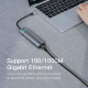 Хаб Baseus mechanical eye Six-in-one (HDMI, USB3.0, Ethernet port) Серый - Изображение 117047