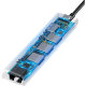 Хаб Baseus mechanical eye Six-in-one (HDMI, USB3.0, Ethernet port) Серый - Изображение 117049