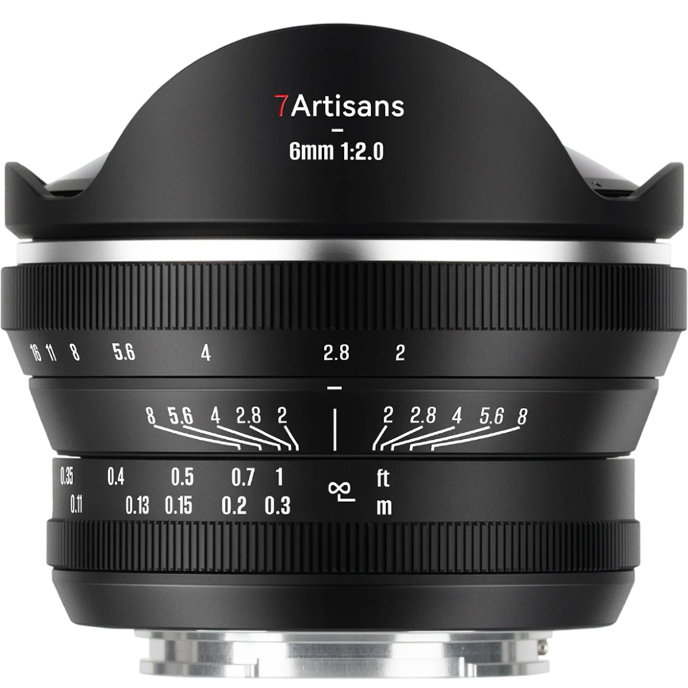 Объектив 7Artisans 6mm F2 Fisheye Z-mount 