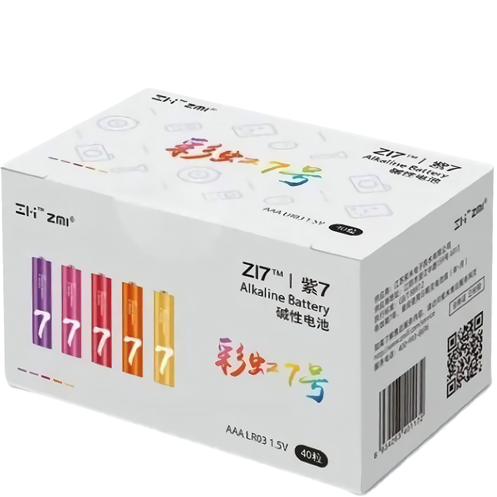 Батарейки ZMI Rainbow ZI7 AAA (40 шт) 