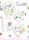 Чехол PQY Adorkable для Apple Airpods Rainbow Alpaca - Изображение 114311