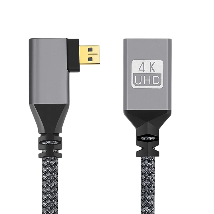 

Кабель угловой правый Digitalfoto Micro HDMI - HDMI Extension 20см 4KMICROR-HDMIF