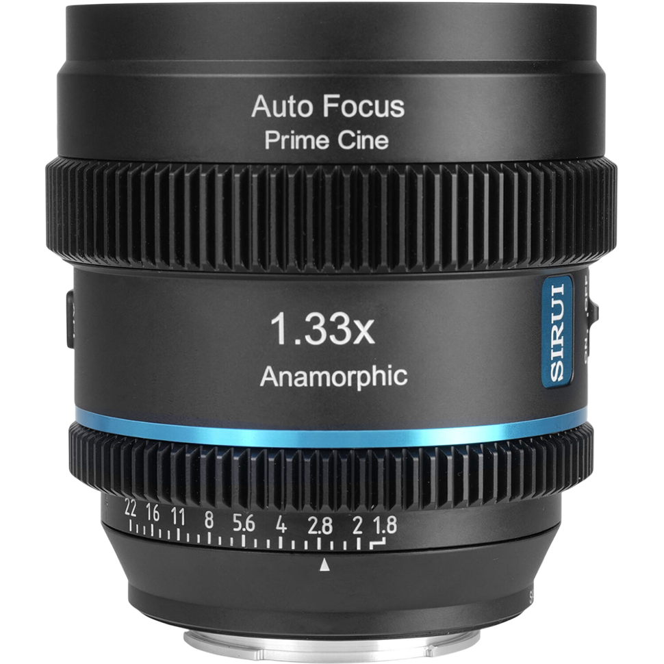 Объектив Sirui 20mm T1.8 1.33x S35 AF Anamorphic Micro 4/3 (Blue Flare) preOrder=14.06.2025