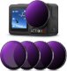 Комплект светофильтров K&F Concept Nano-X Push-in Fit ND/PL для DJI Osmo Action 3/4/5 Pro (4 шт) - Изображение 287391
