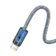 Кабель Baseus Dynamic USB - Lightning 2.4A 1м Серый - Изображение 193063