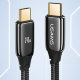 Кабель USAMS US-SJ580 U82 Type-C 240W 1.2м Чёрный - Изображение 206995
