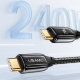 Кабель USAMS US-SJ580 U82 Type-C 240W 1.2м Чёрный - Изображение 206996