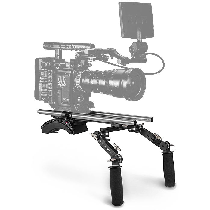 Плечевой упор с двуручным хватом Tilta 15mm dovetail shoulder mount system (new version) 